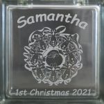 Reindeer Christmas Wreath Positive