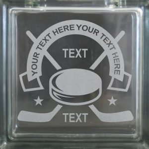 Hockey Glass Block Bank