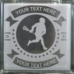 Lacrosse Glass Block Bank